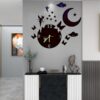 Fairy with Clouds & butterflies Wooden Wall Clock (FW1)
