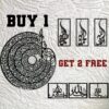 4 Qul &  Tasbeeh E Fatima Vertical  & Tasbeeh e fatima Square Buy 1 Get 2 Free (4Q+TBV+TBS)