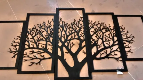 Evento Wooden Wall Art 5 frame Tree Panels Frame Wall Decor (EWW) photo review