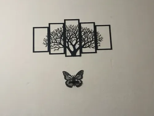 Evento Wooden Wall Art 5 frame Tree Panels Frame Wall Decor (EWW) photo review