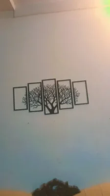 Evento Wooden Wall Art 5 frame Tree Panels Frame Wall Decor (EWW) photo review