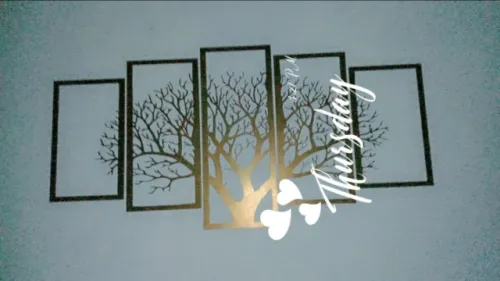 Evento Wooden Wall Art 5 frame Tree Panels Frame Wall Decor (EWW) photo review