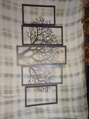 Evento Wooden Wall Art 5 frame Tree Panels Frame Wall Decor (EWW) photo review