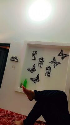 Decorative set of 3 flower frame Wall Shelf MDF (3FFS) photo review