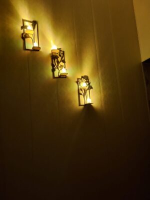 Decorative set of 3 flower frame Wall Shelf MDF (3FFS) photo review
