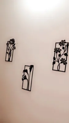 Decorative set of 3 flower frame Wall Shelf MDF (3FFS) photo review