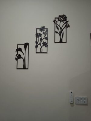 Decorative set of 3 flower frame Wall Shelf MDF (3FFS) photo review